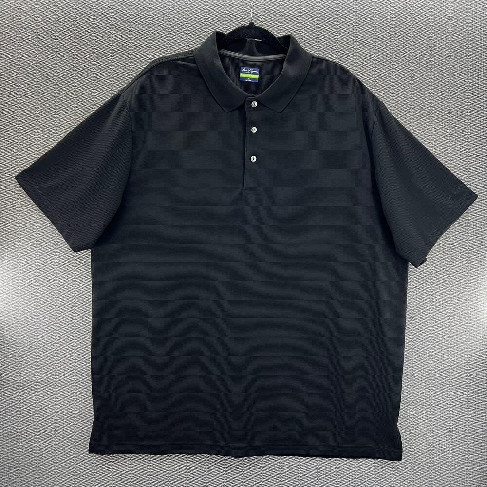 Ben Hogan Performance Men's Black Stretch Short Sleeve Polo Shirt Size 2XL‎